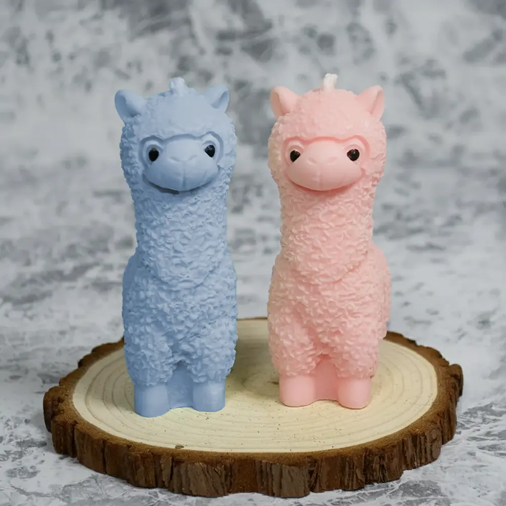 アルパカキャンドル｜お風呂上がりの香り(ホワイトムスクの香り)