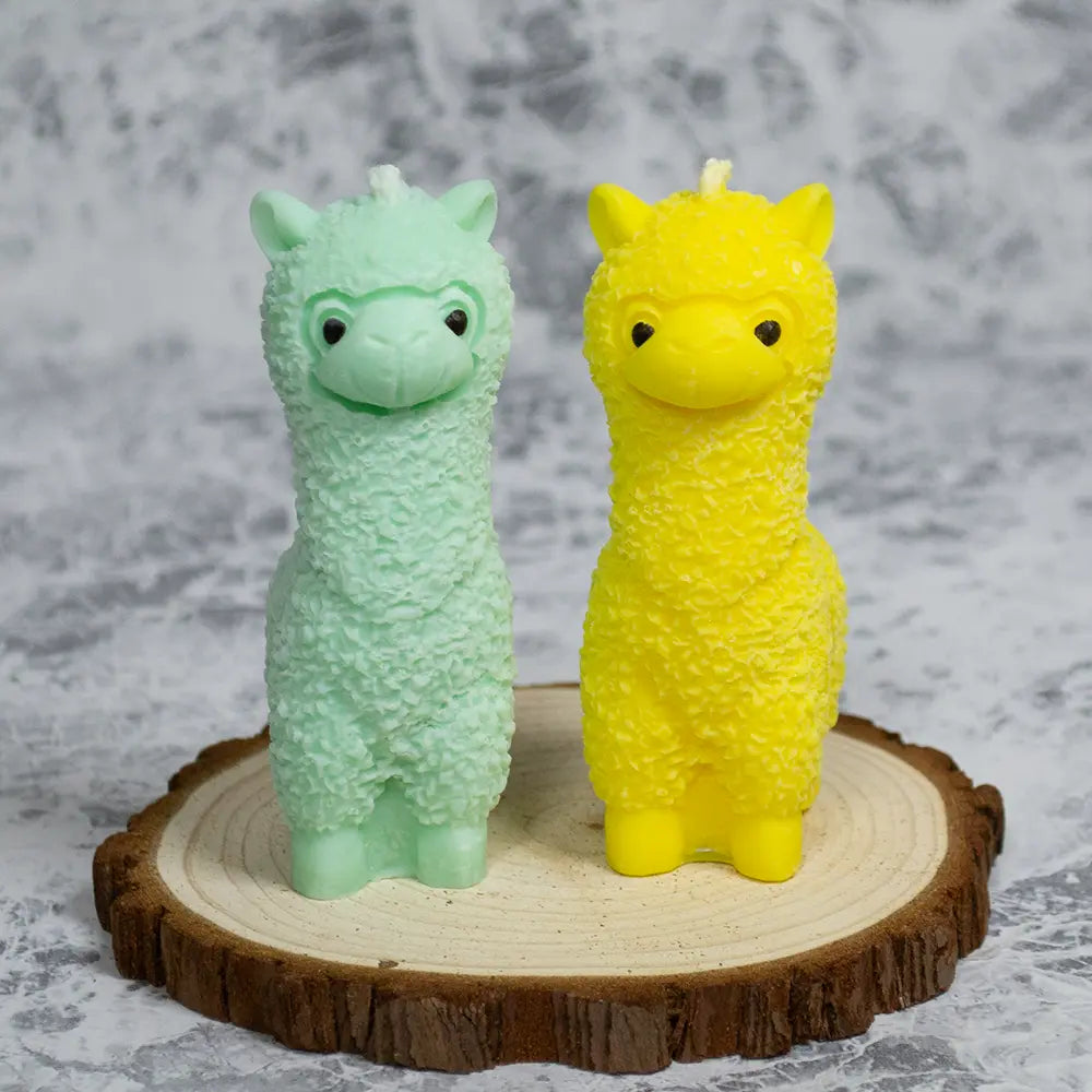 アルパカキャンドル｜摘みたてミントの香り(ペパーミントの香り)