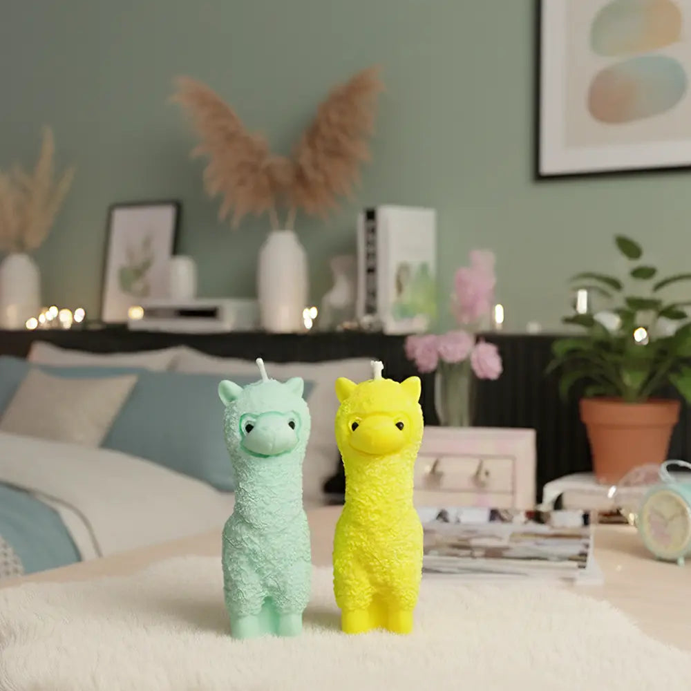 アルパカキャンドル｜摘みたてミントの香り(ペパーミントの香り)